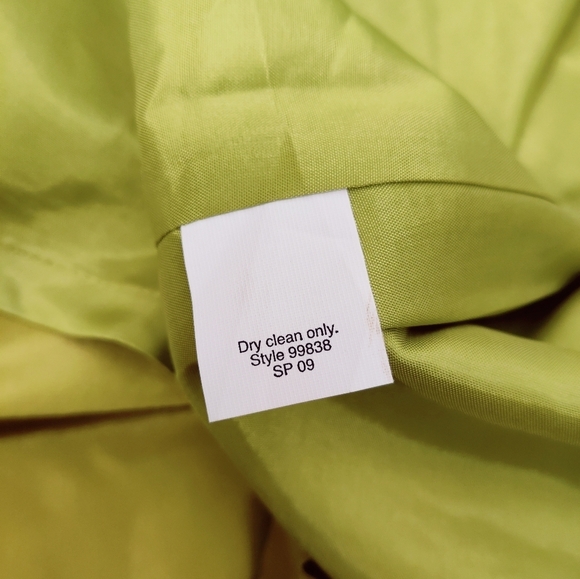 J. Crew Green Silk Wrap Dress with Ruffle Trim - Size 16 Evening Party Feminine - Picture 12 of 12